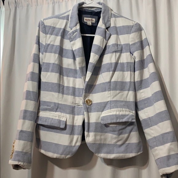 Merona Striped Blazer - Picture 1 of 6